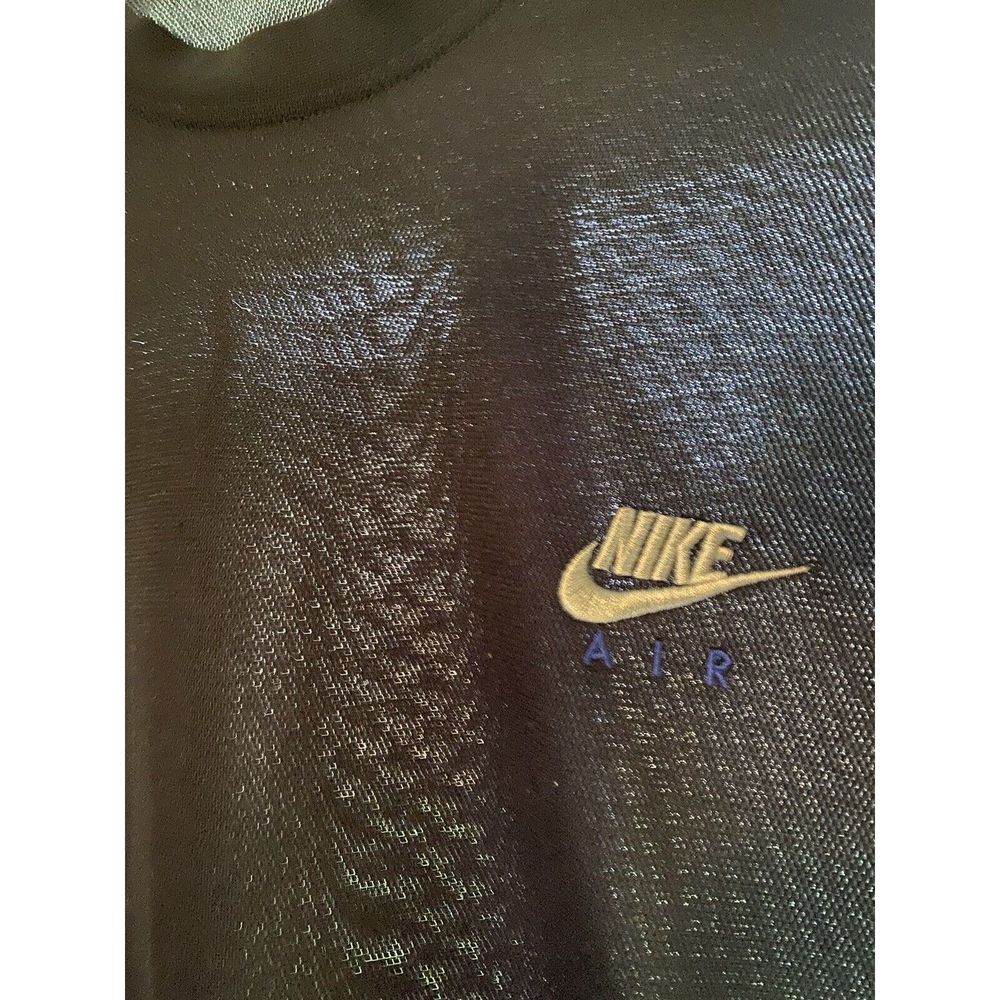 Nike Air Blue White Short Sleeve Shirt Mens Size XL Vintage Pre Owned